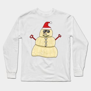 Sandman (snowman made of sand) Long Sleeve T-Shirt